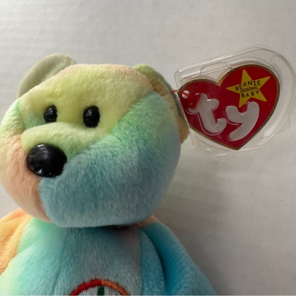 Ty Beanie Babies Peace Bear - Picture 8 of 10